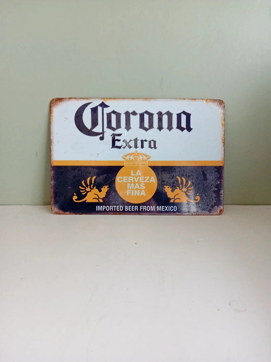A4 Corona extra metal sign 30cmx20cm