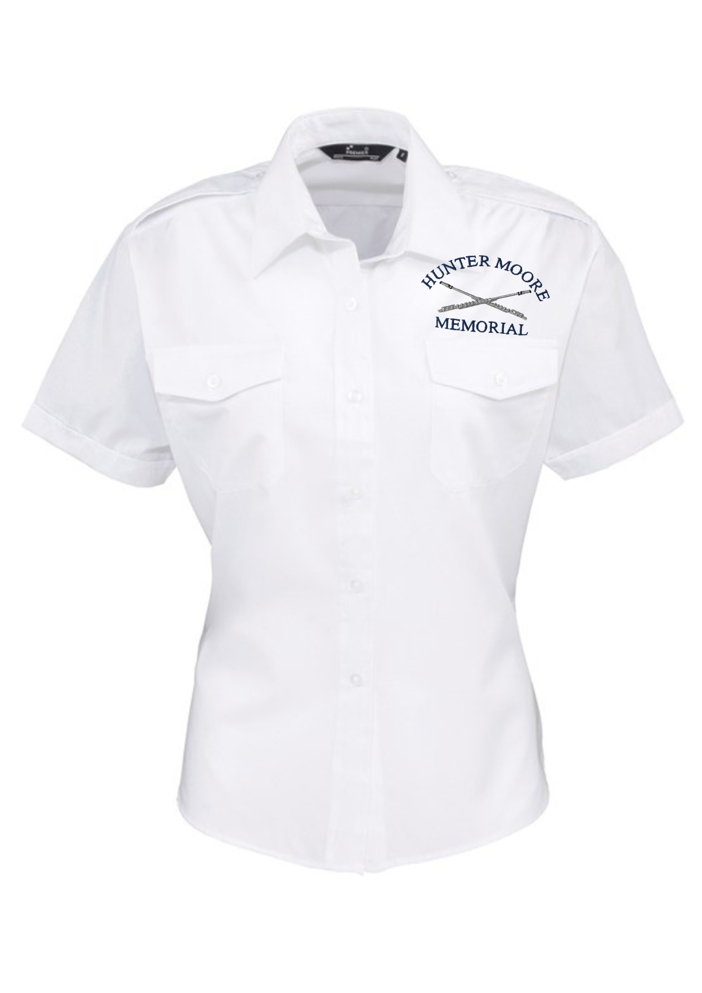 HMM Women's short sleeve pilot blouse